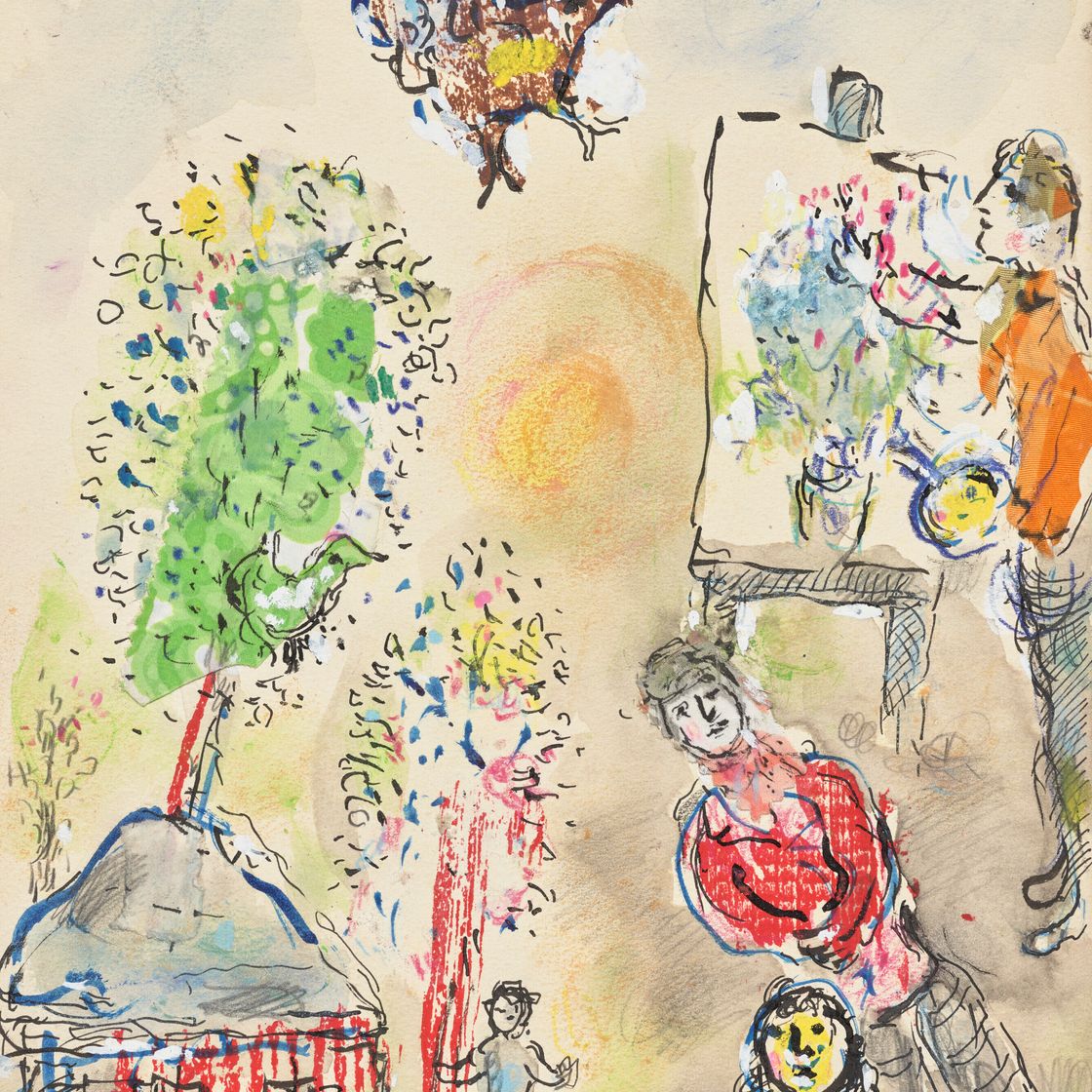 Marc Chagall — Шестой глубокий вариант "Поэмы", изображение 1