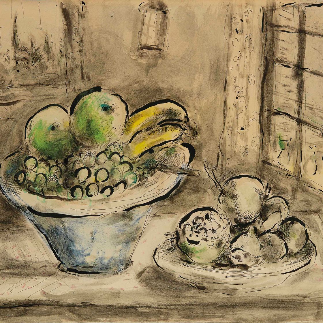 Marc Chagall — Смерть природы за окном