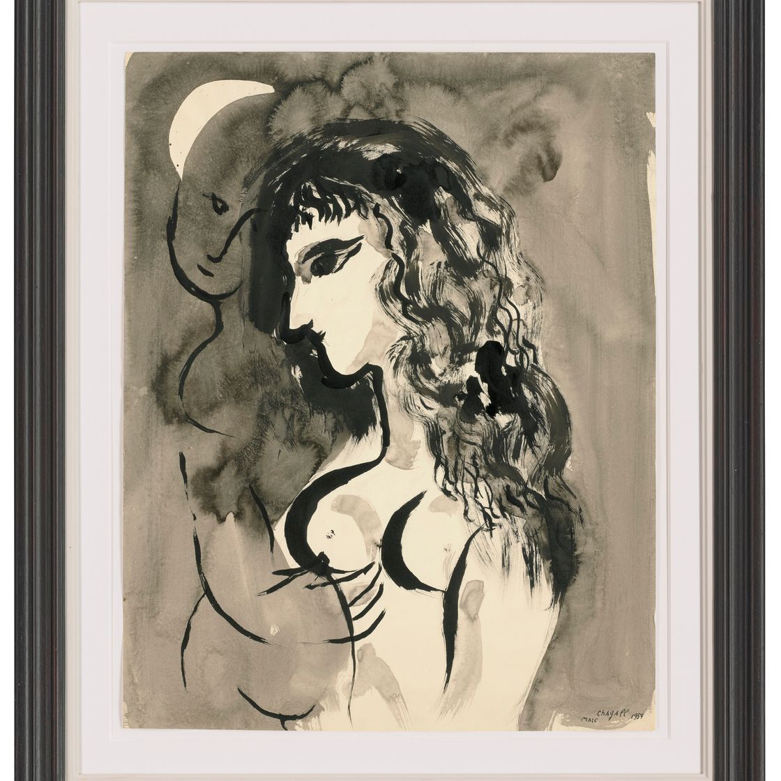 Marc Chagall — Пара с самым разным профилем, изображение 2