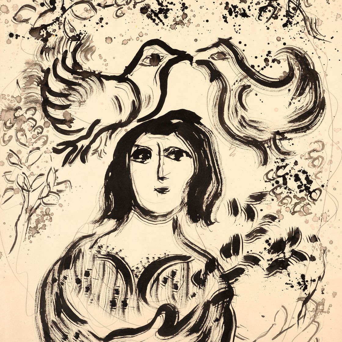 Marc Chagall — День Святого Валентина в Коломбе