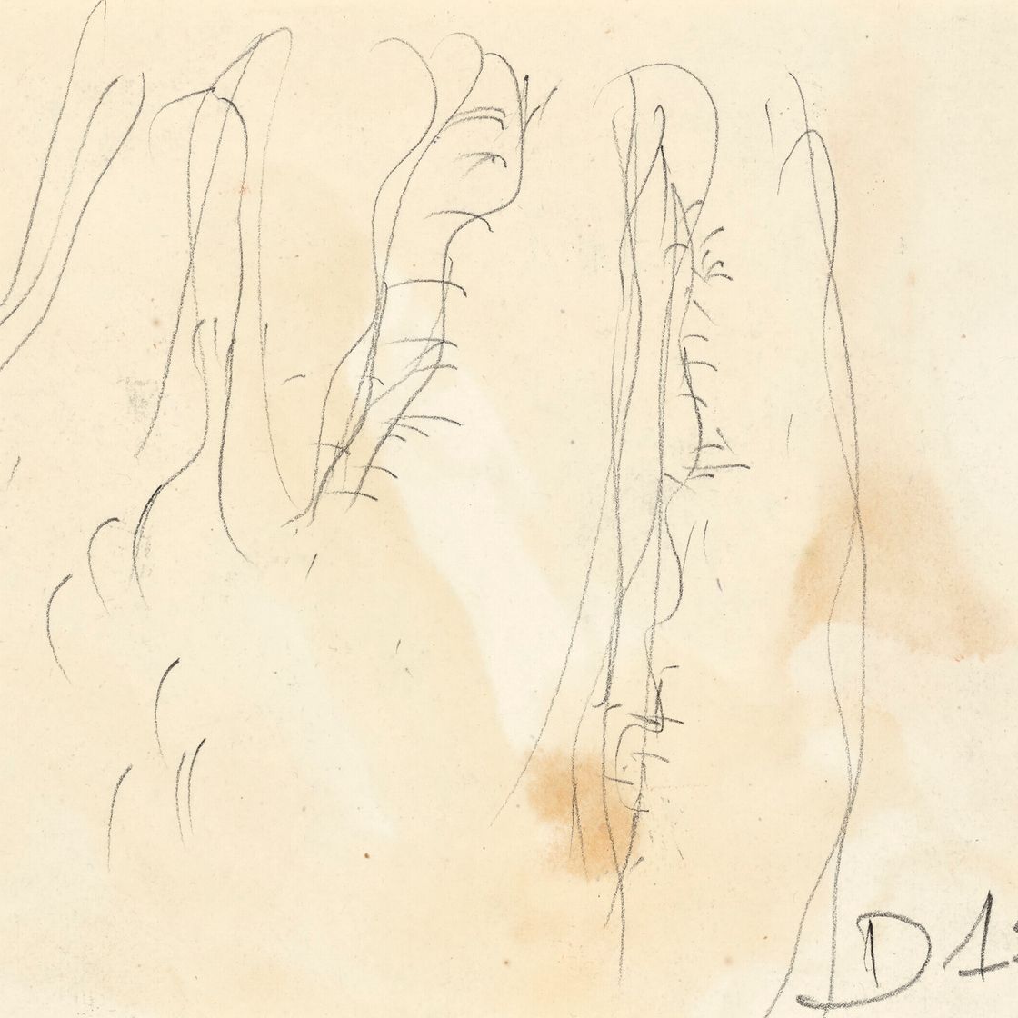Marc Chagall — Вариант "Бульваров" с красным фонарем (справа); Изображение креста (сзади), изображение 3