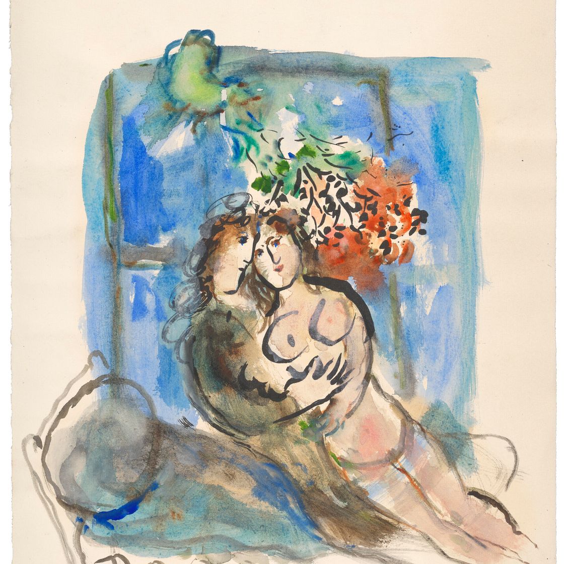 Marc Chagall — Вариант "Парижской площади" (M. 573), изображение 2