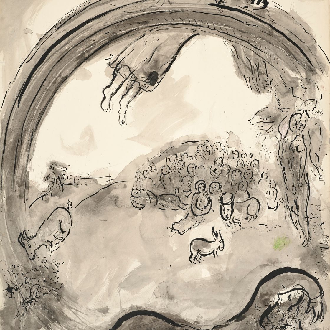 Marc Chagall — Ной и арк-ан-сьель