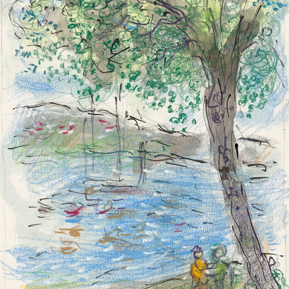Marc Chagall — На берегу озера Констанс, Маммерн, изображение 1