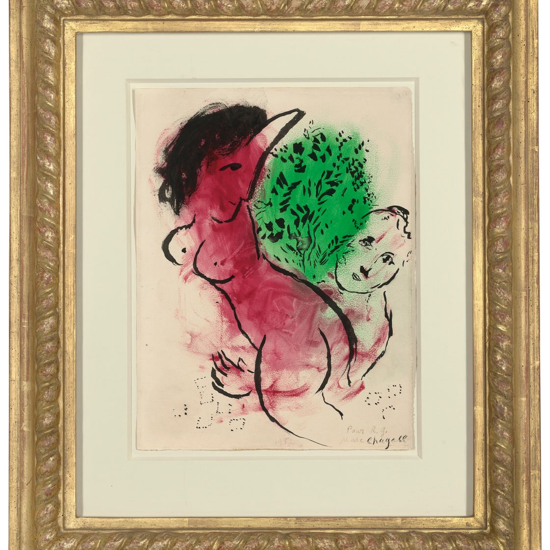 Marc Chagall — Любовный аромат красного фавна, изображение 2