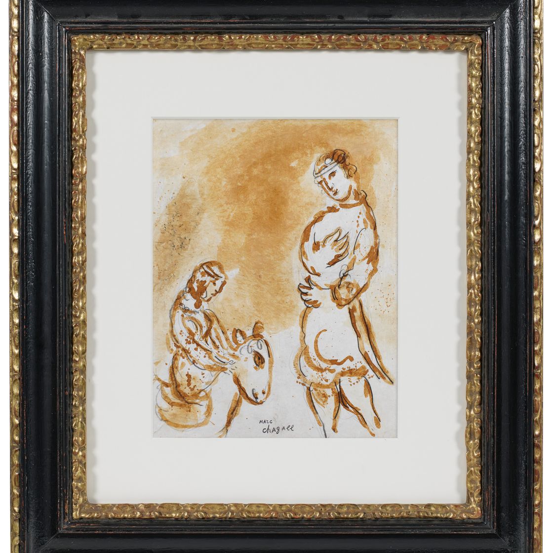 Marc Chagall — Абигайль, женщина Давида (не сохранилась ни в одном из последних библейских изданий, 1960), изображение 2