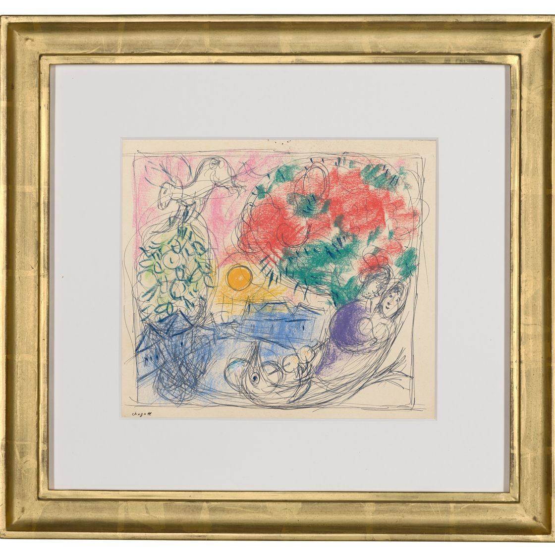 Marc Chagall — Изысканный напиток для желтого солнца, изображение 2