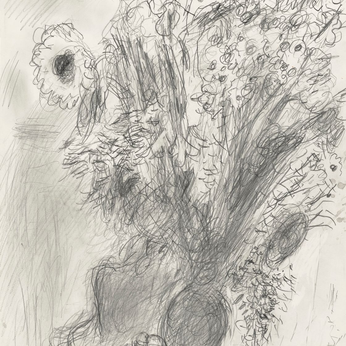 Marc Chagall — Интерьер с букетом цветов в турне, изображение 1