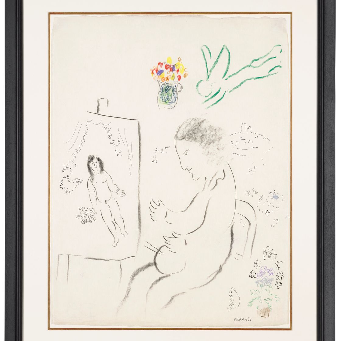 Marc Chagall — Любовь к кавалеру и сыну ну, изображение 2