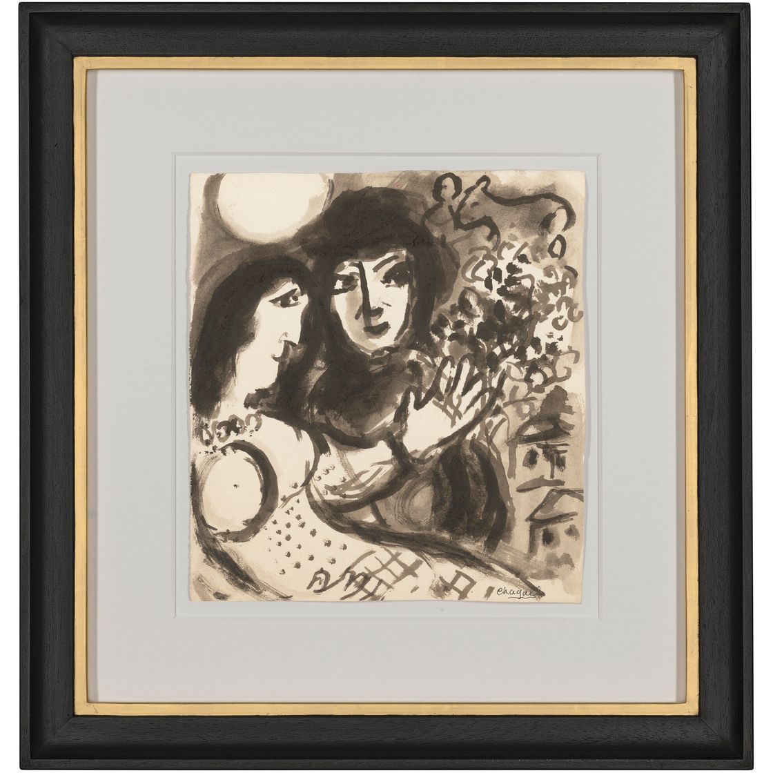 Marc Chagall — Встреча, изображение 3