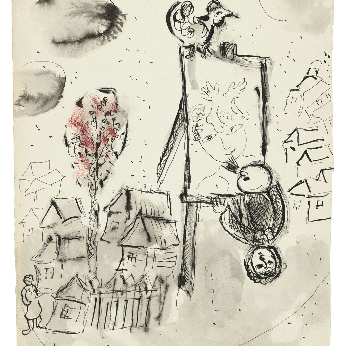 Marc Chagall — Эскиз VI "Глубокой поэзии"
