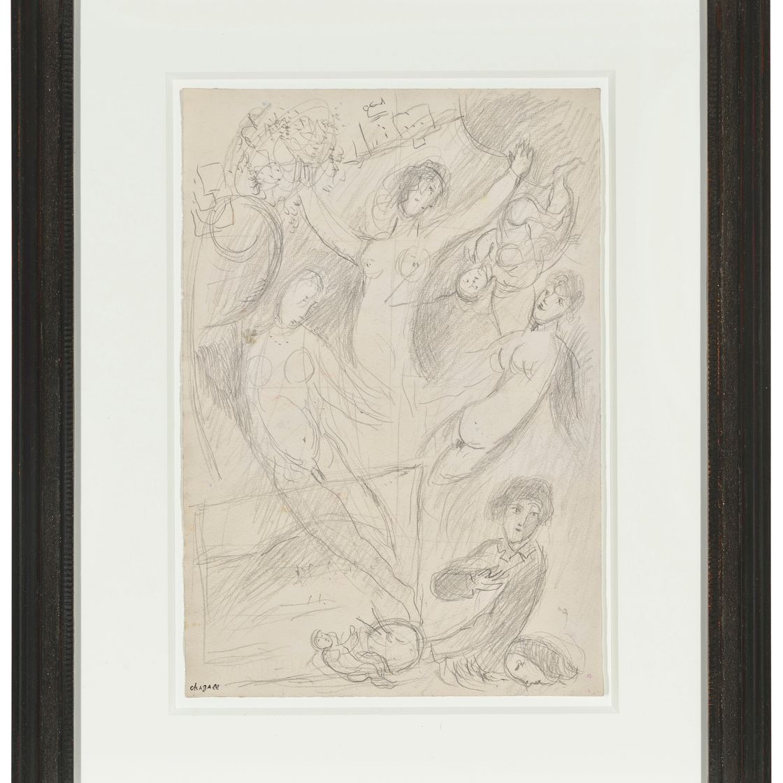 Marc Chagall — Этюд для оперы (1953), изображение 2