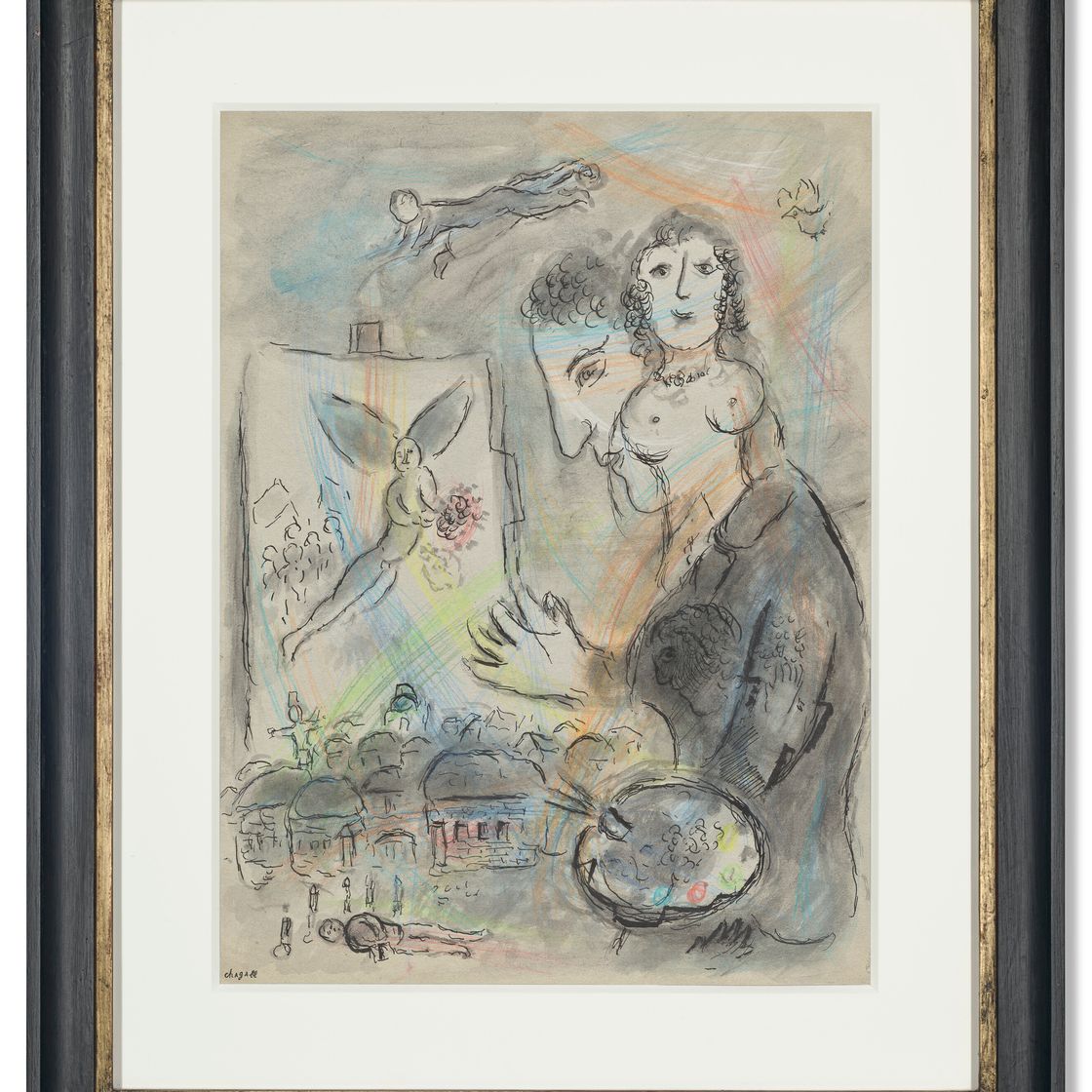 Marc Chagall — История профиля и нового кавалера в Витебске, изображение 2