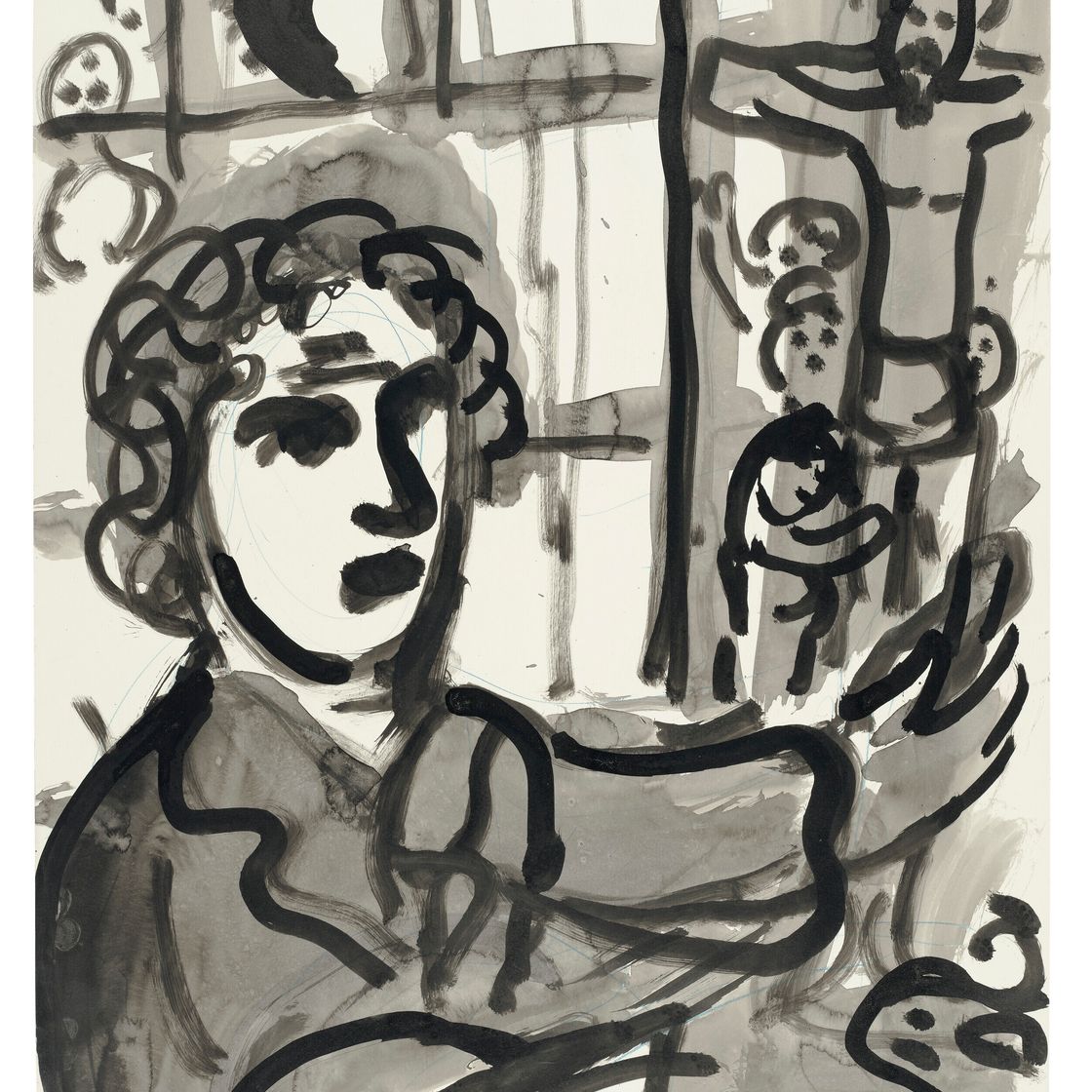 Marc Chagall — Видение и распятие