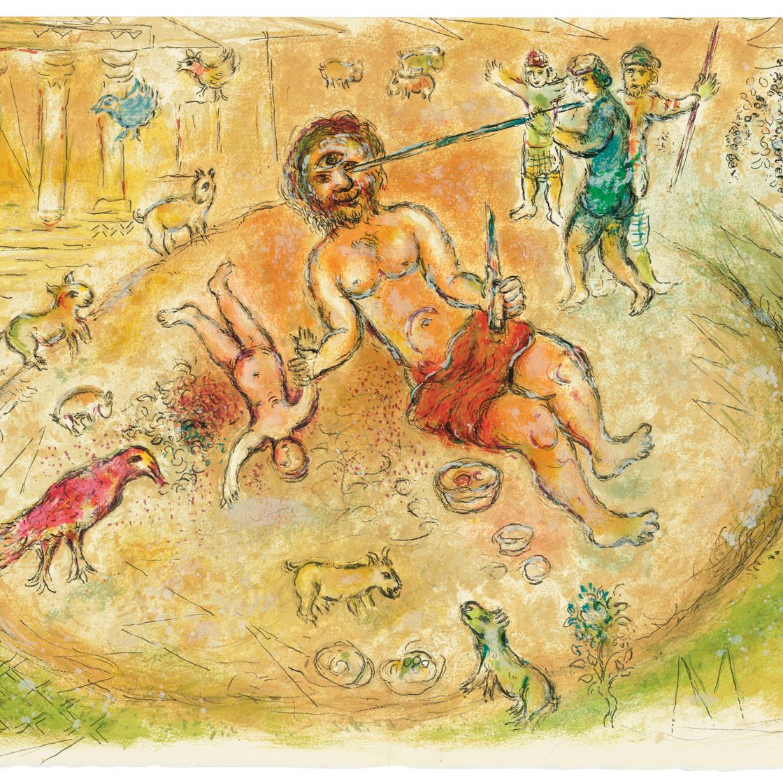 Marc Chagall — Одиссей, изображение 5