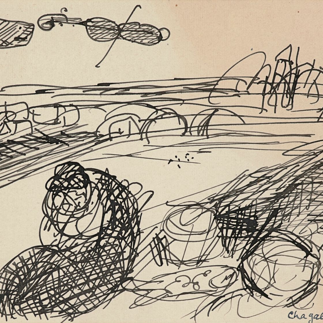 Marc Chagall — На берегу реки