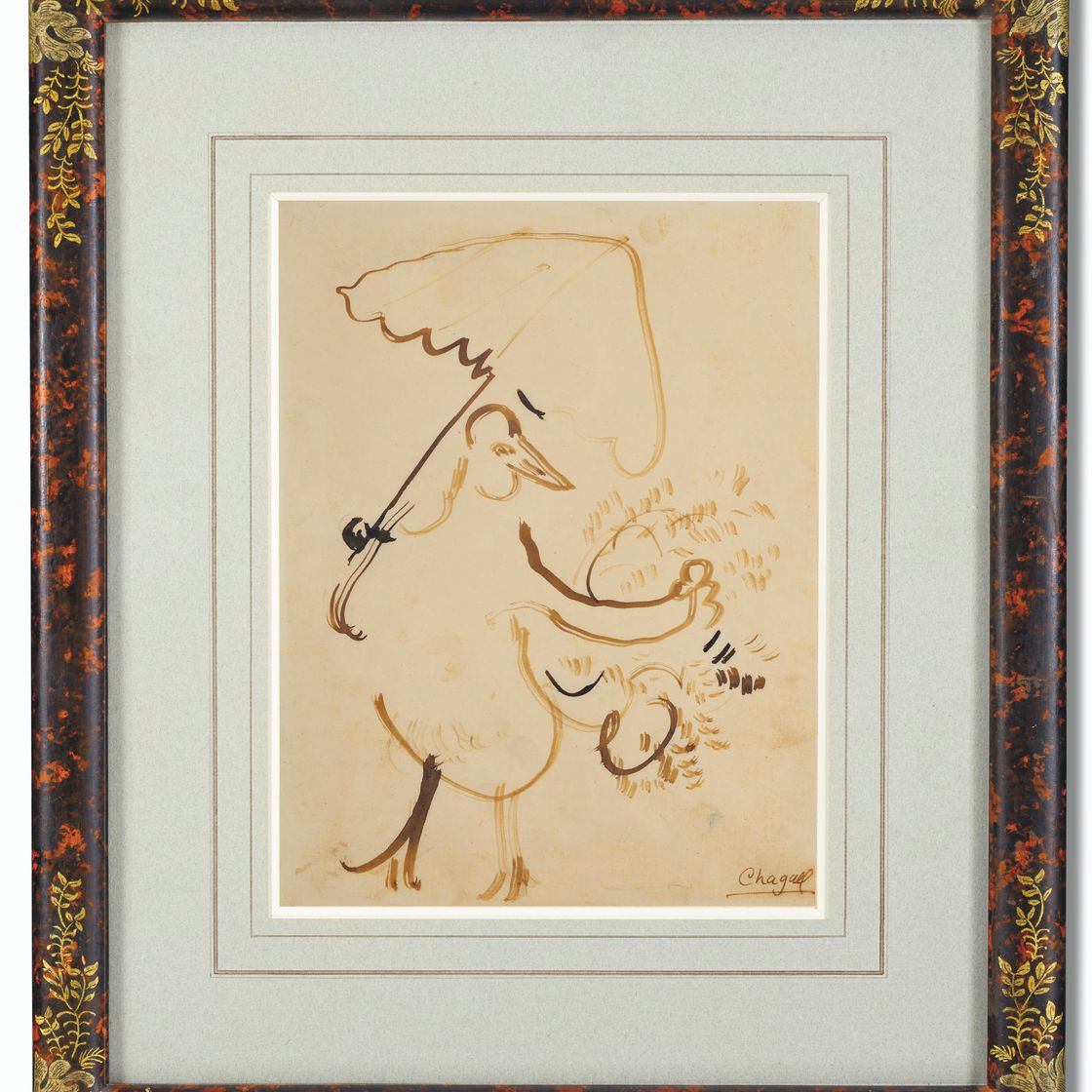 Marc Chagall — Поле битвы, Проект иллюстрации к "Жизни Дюрера" Поля Элюара, изображение 2