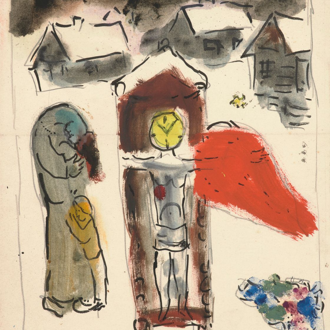 Marc Chagall — Изысканный подарок для Христа, подарок для соседки