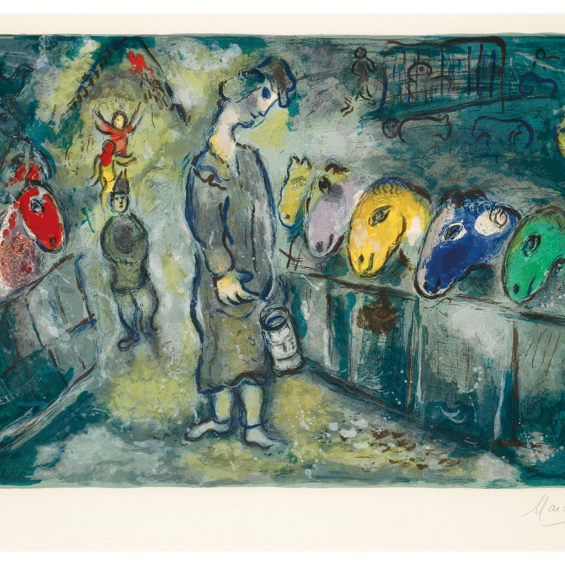 Marc Chagall — Le Cirque: одна тарелка