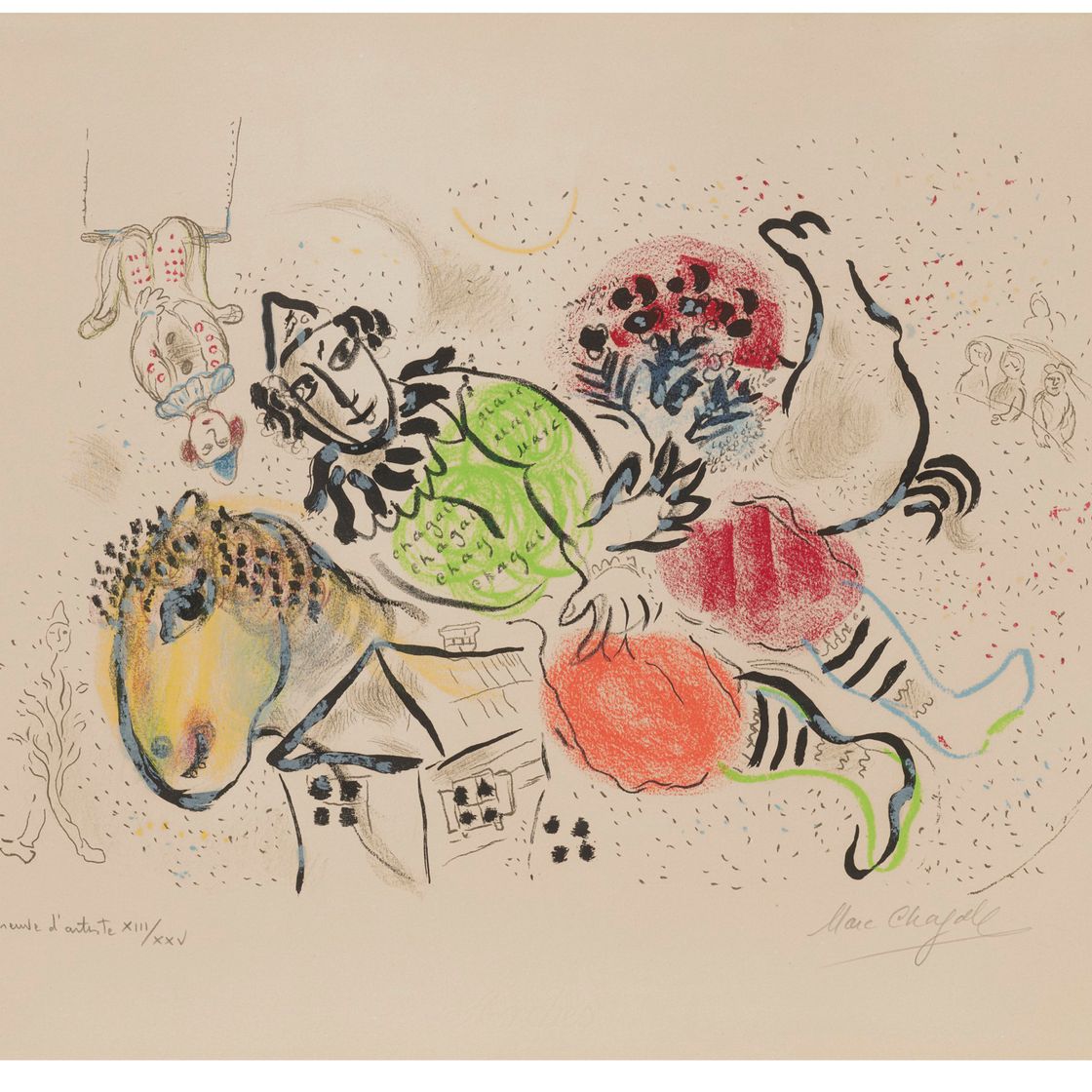 Marc Chagall — Передвижной цирк