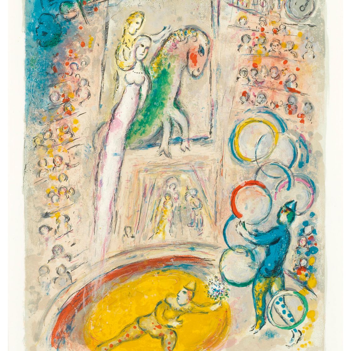 Marc Chagall — Le Cirque : одна тарелка