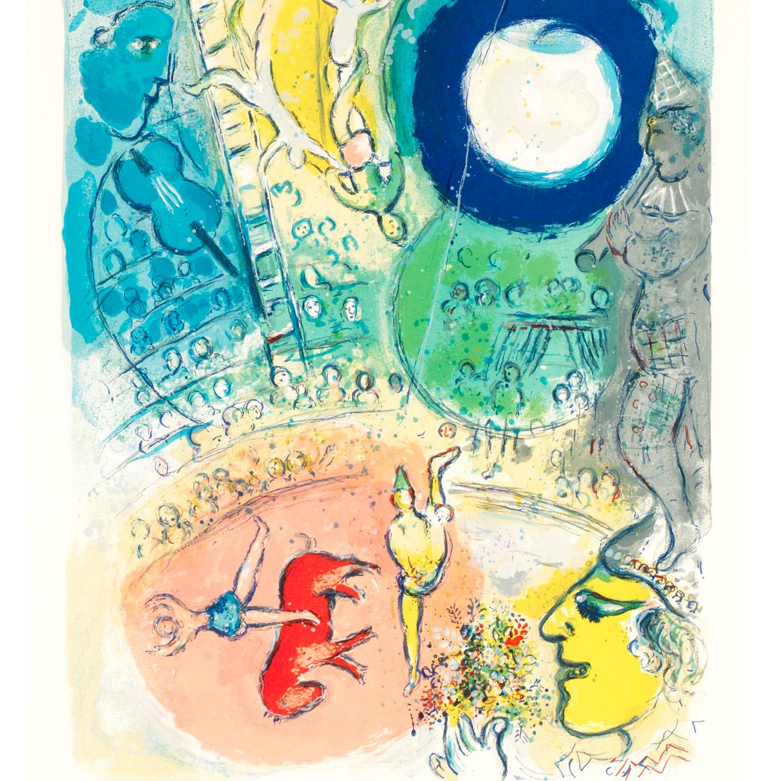 Marc Chagall — Le Cirque : одна тарелка