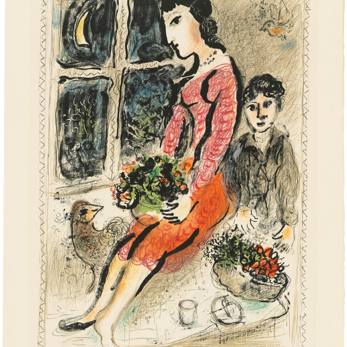 Marc Chagall — Корсаж фиолетовый