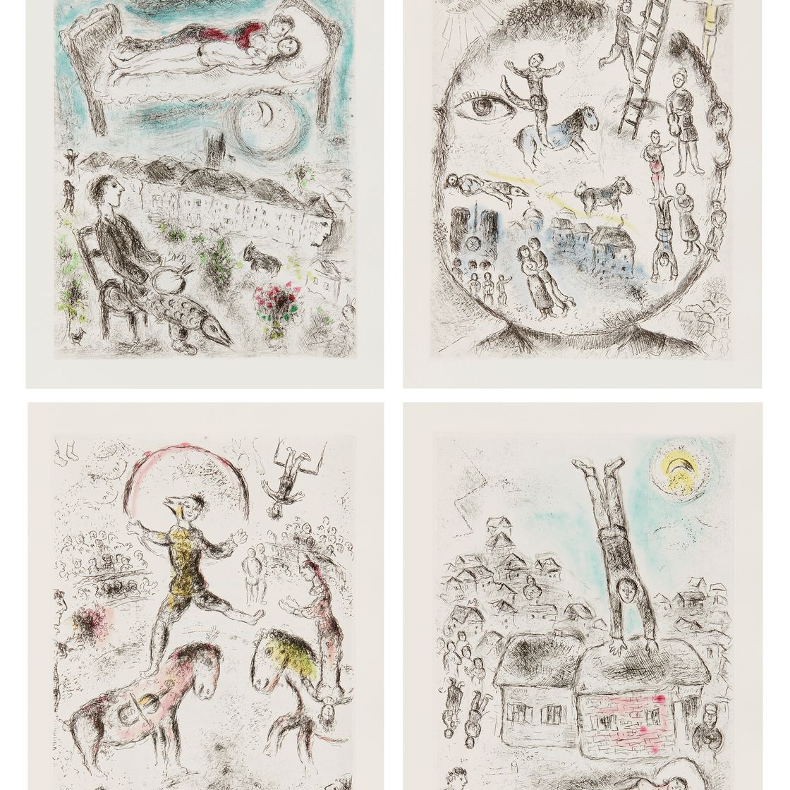 Marc Chagall — Луи Арагон: Я в обмороке, потому что выбор не так уж страшен