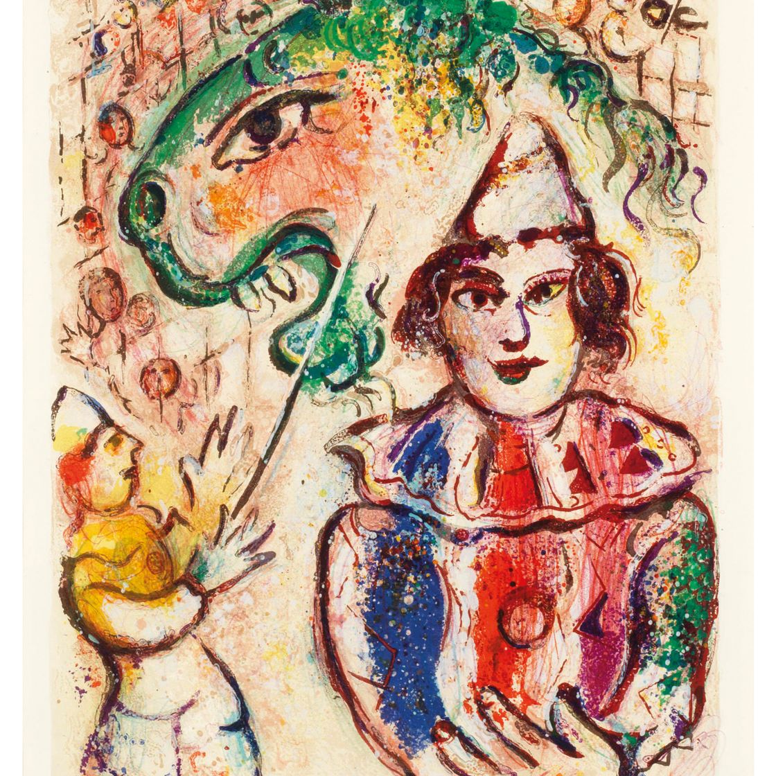 Marc Chagall — Le Cirque : одна тарелка