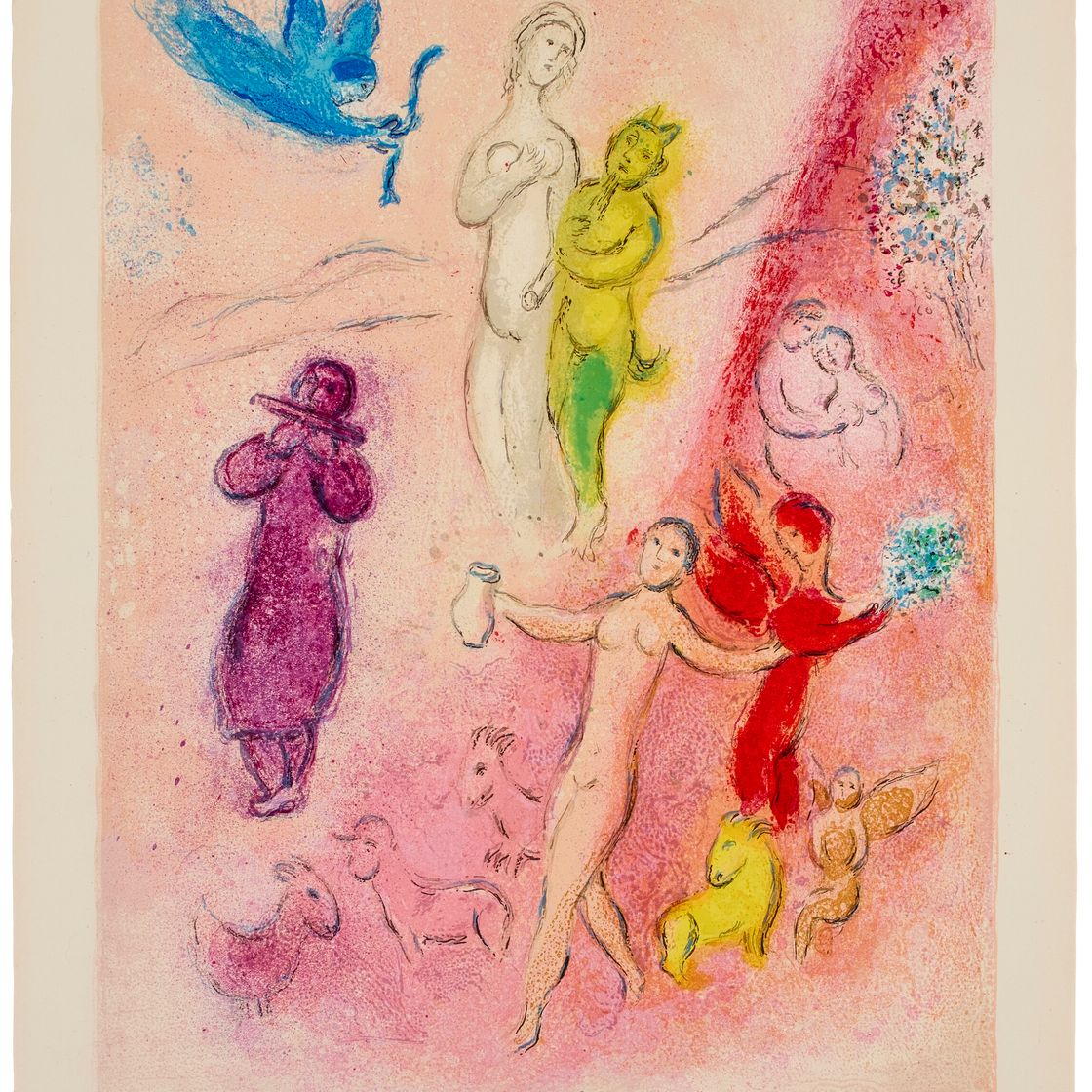 Marc Chagall — Сказка о шприце, от: Дафнис и Хлоя