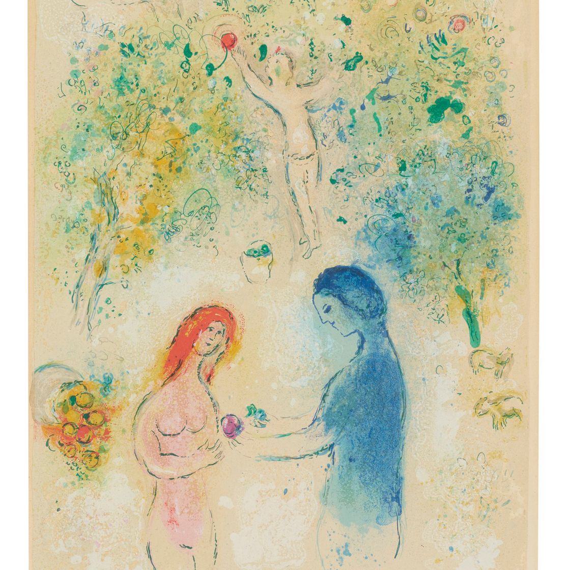 Marc Chagall — Фронтиспис из "Дафниса и Хлои"