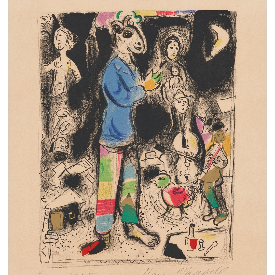 Marc Chagall — Пейсан на скрипке