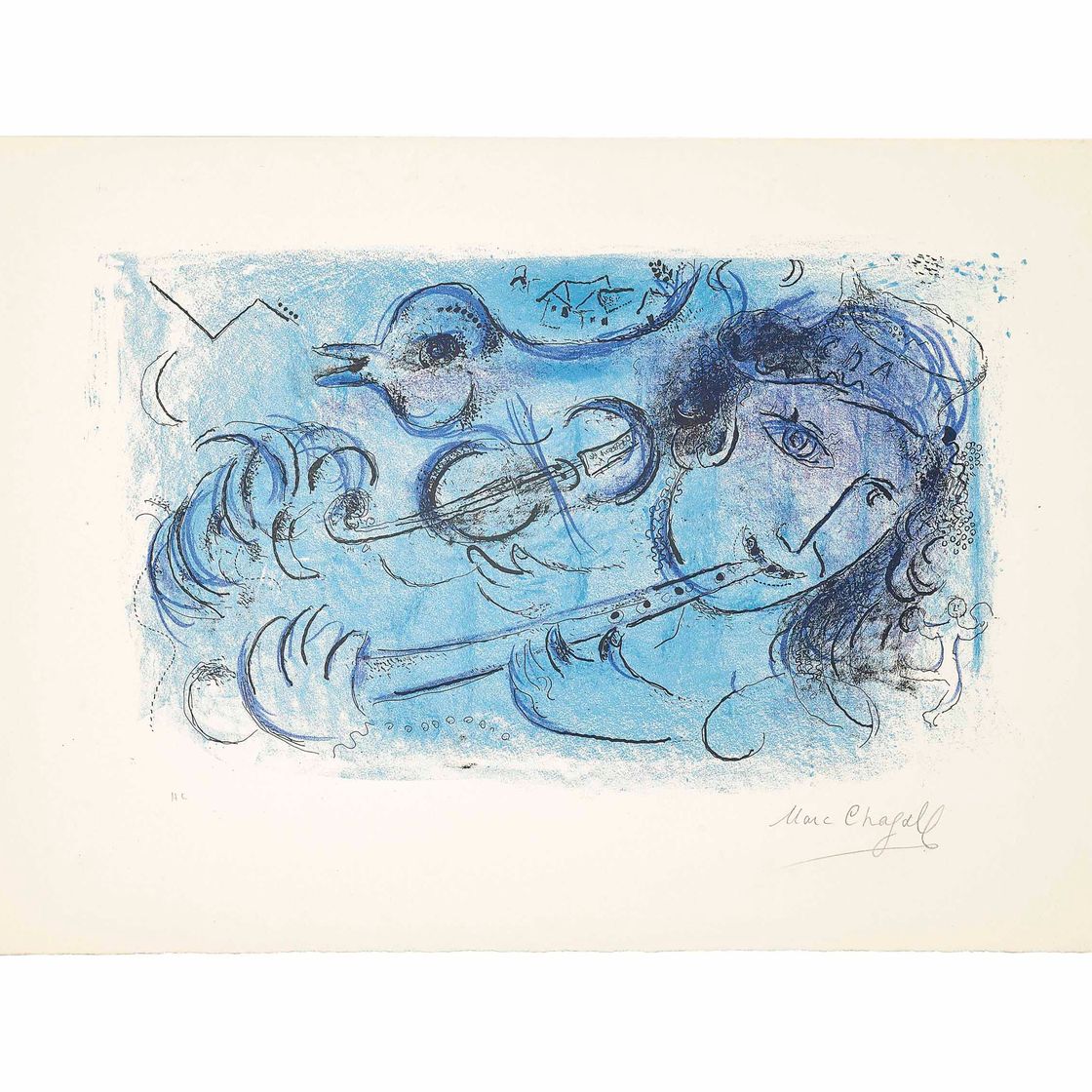 Marc Chagall — Танец флейты (Мурло 197)