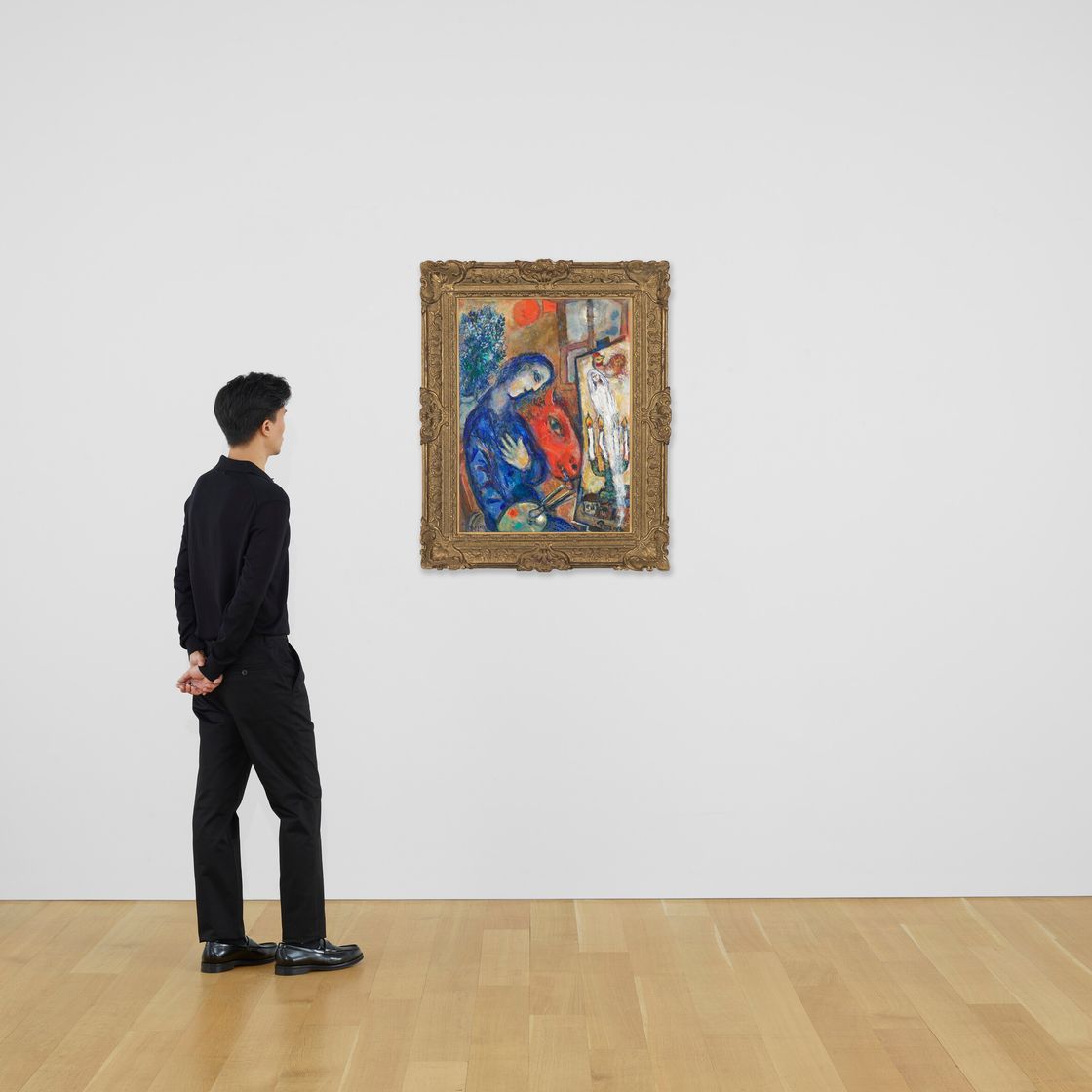 Marc Chagall — Любовник и тет-а-тет с розовым животным, изображение 4
