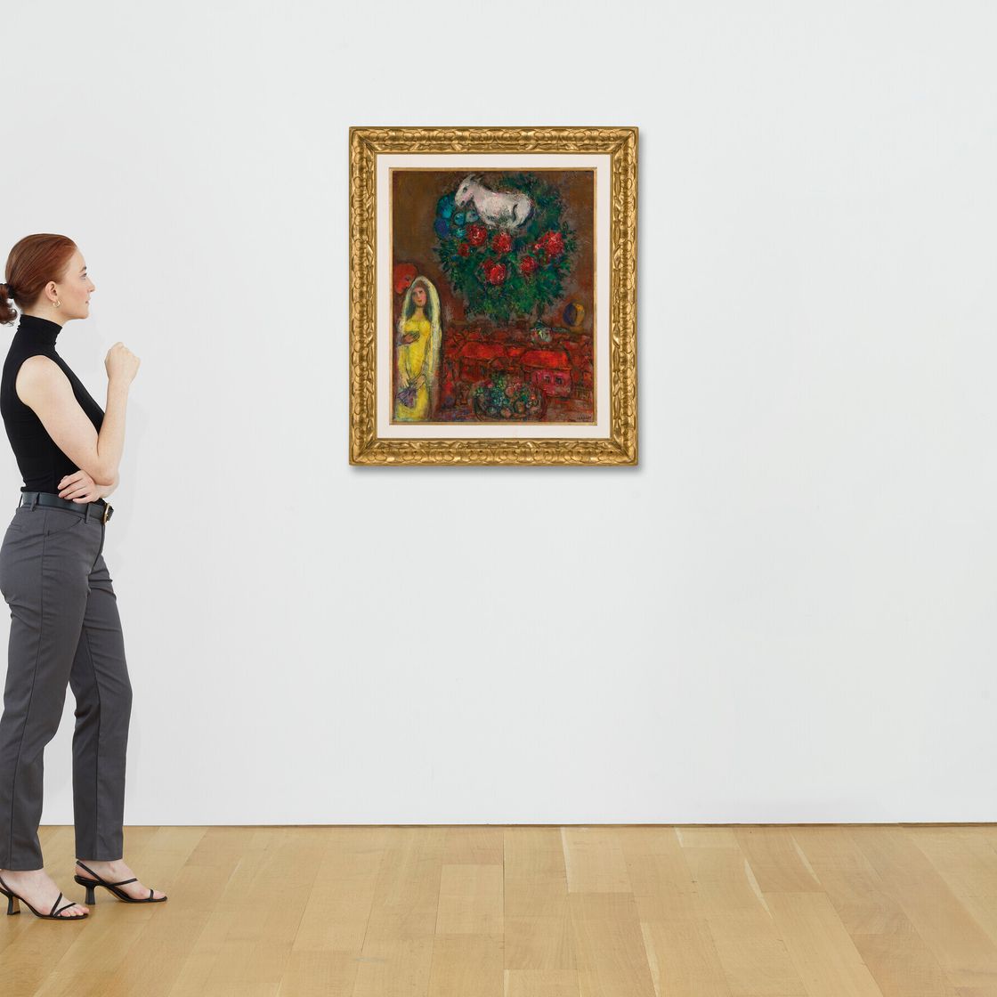 Marc Chagall — Желтая мария в деревне, изображение 4