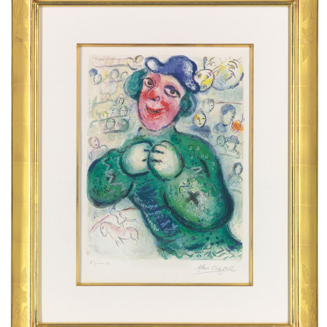 Marc Chagall — Одна тарелка, от: Le Cirque, изображение 2
