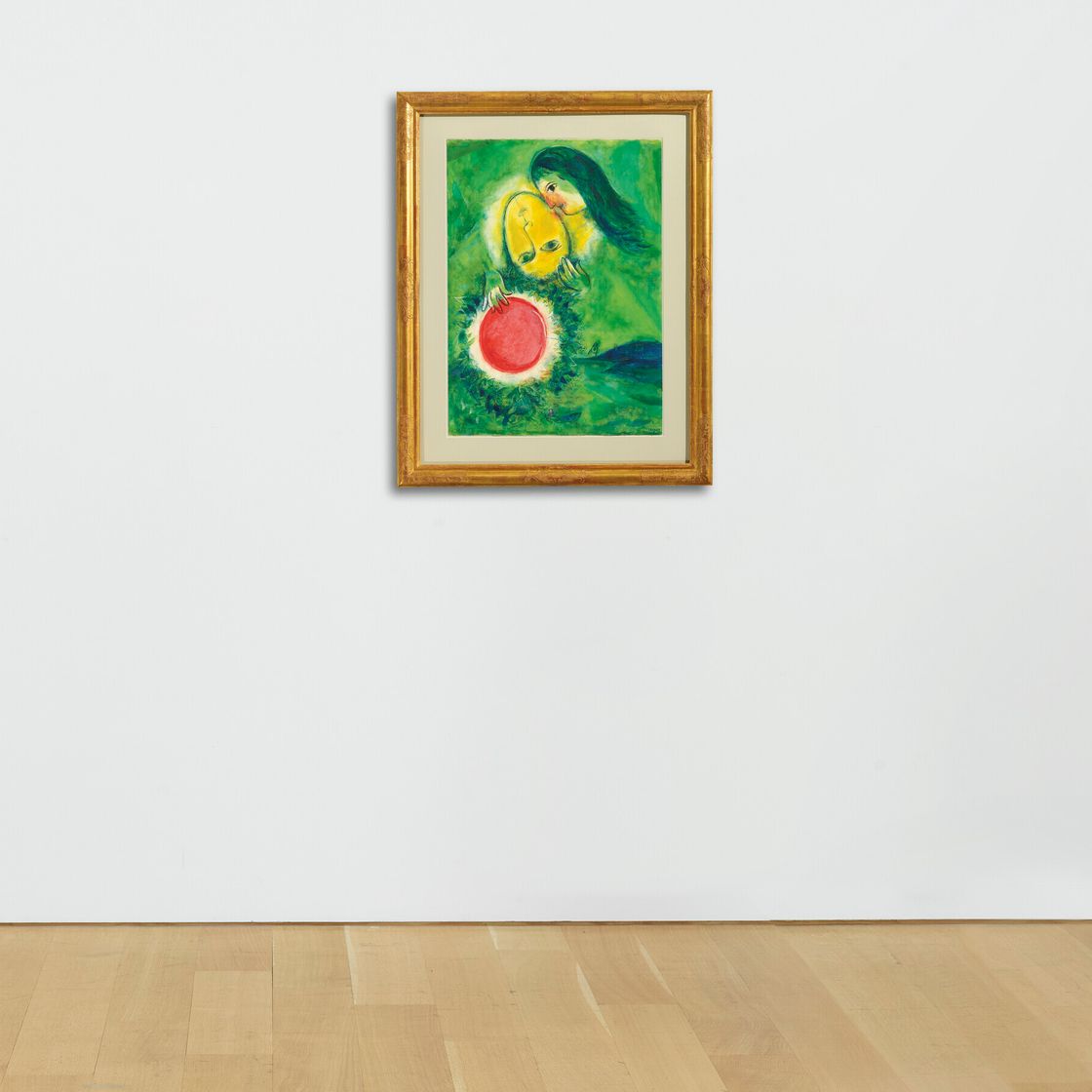 Marc Chagall — Солей на берегу реки или на берегу реки, на вершине Солей в Сен-Жане, изображение 3