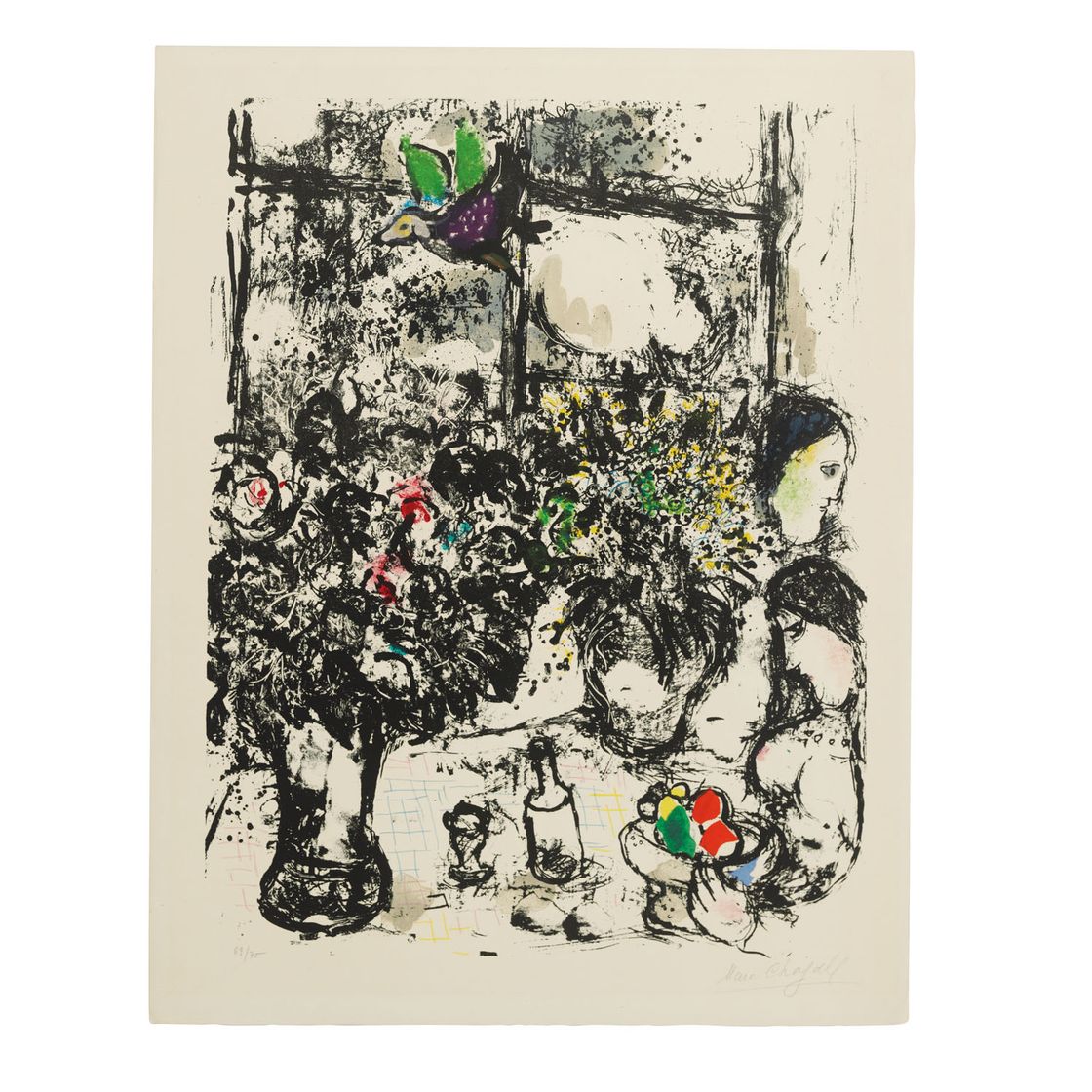 Marc Chagall — Смерть природы в букете
