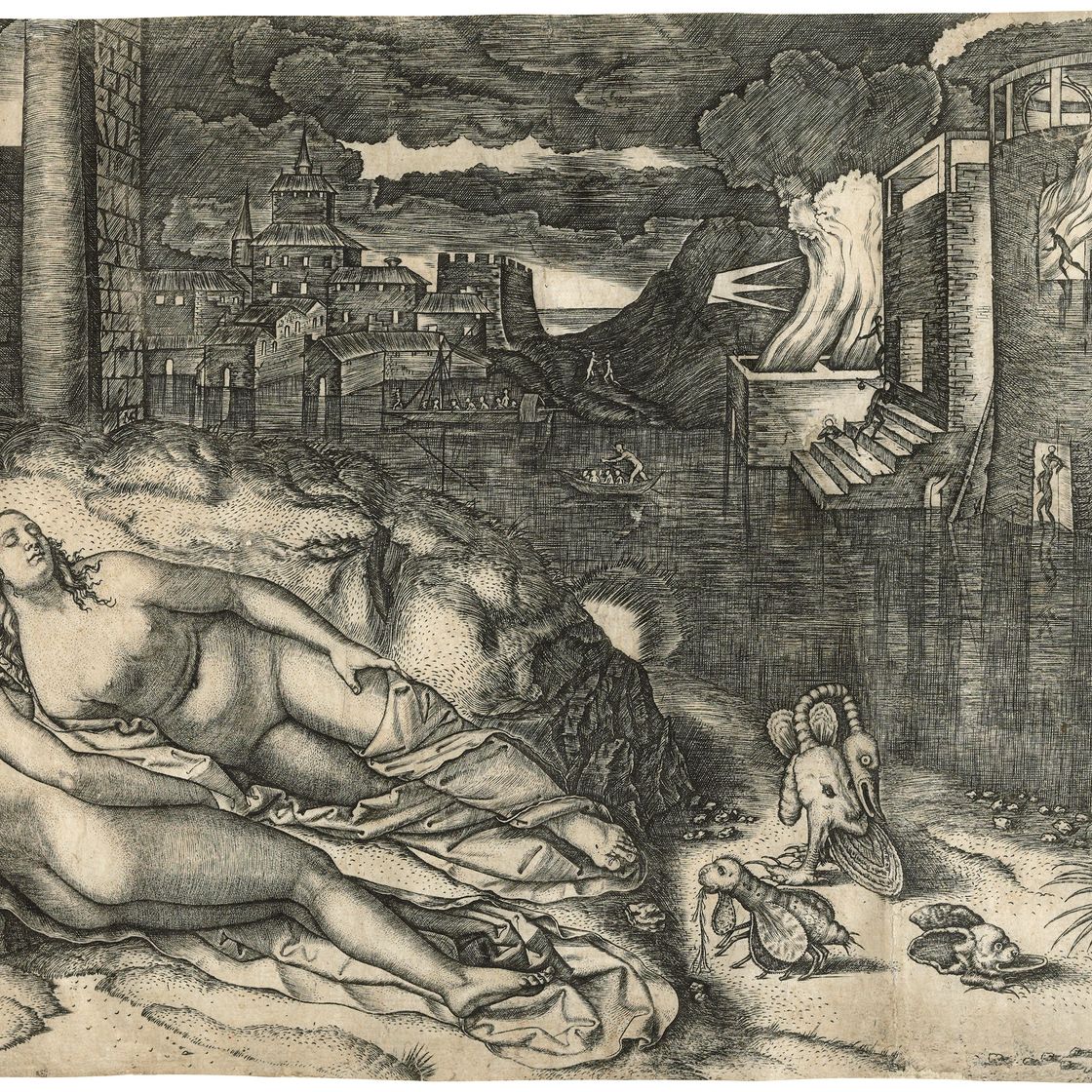 Marcantonio Raimondi — Сон ("Сон Рафаэля")