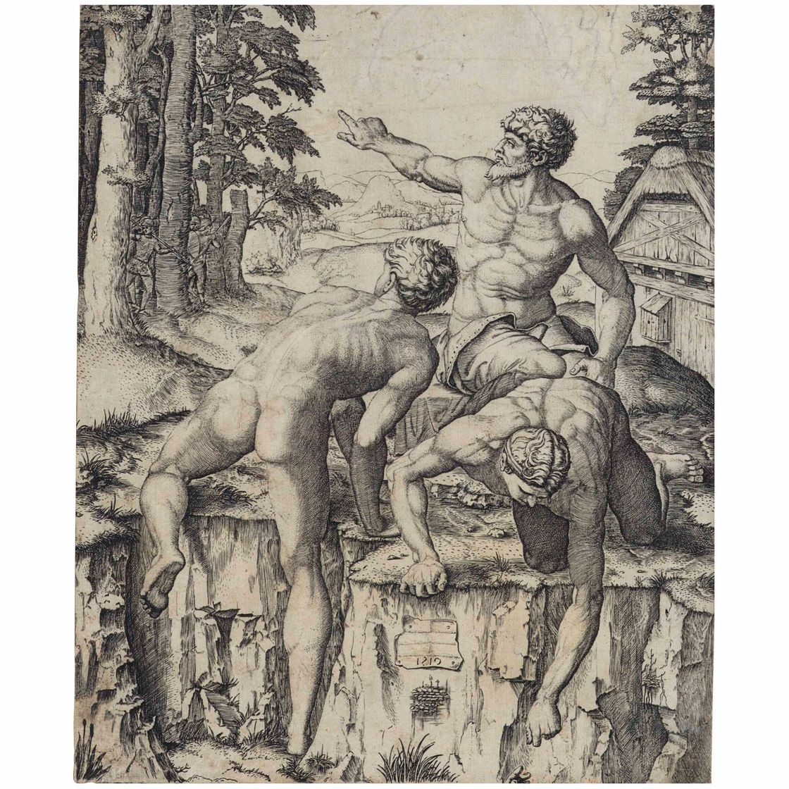Marcantonio Raimondi — Альпинисты