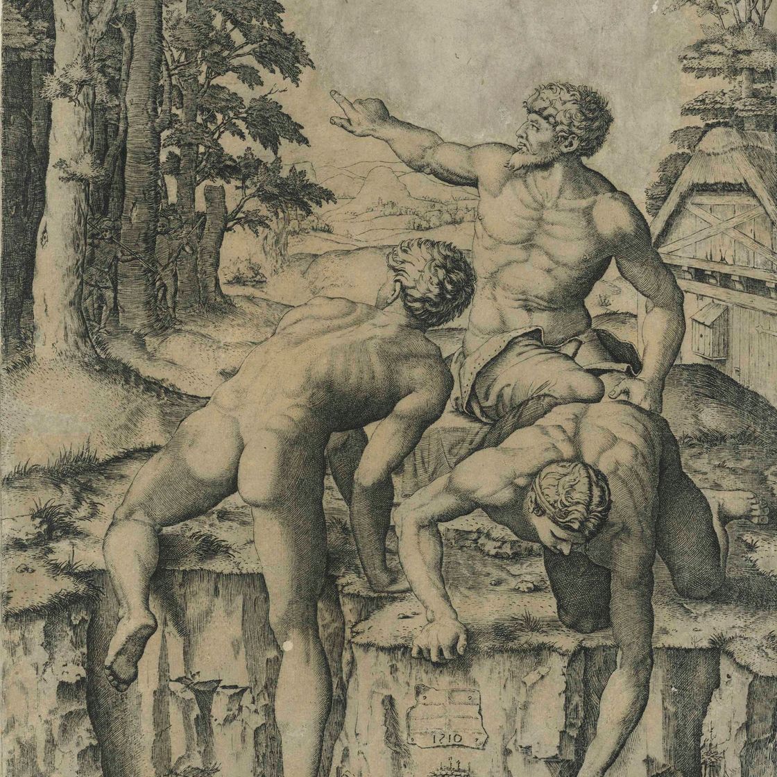 Marcantonio Raimondi — Альпинисты
