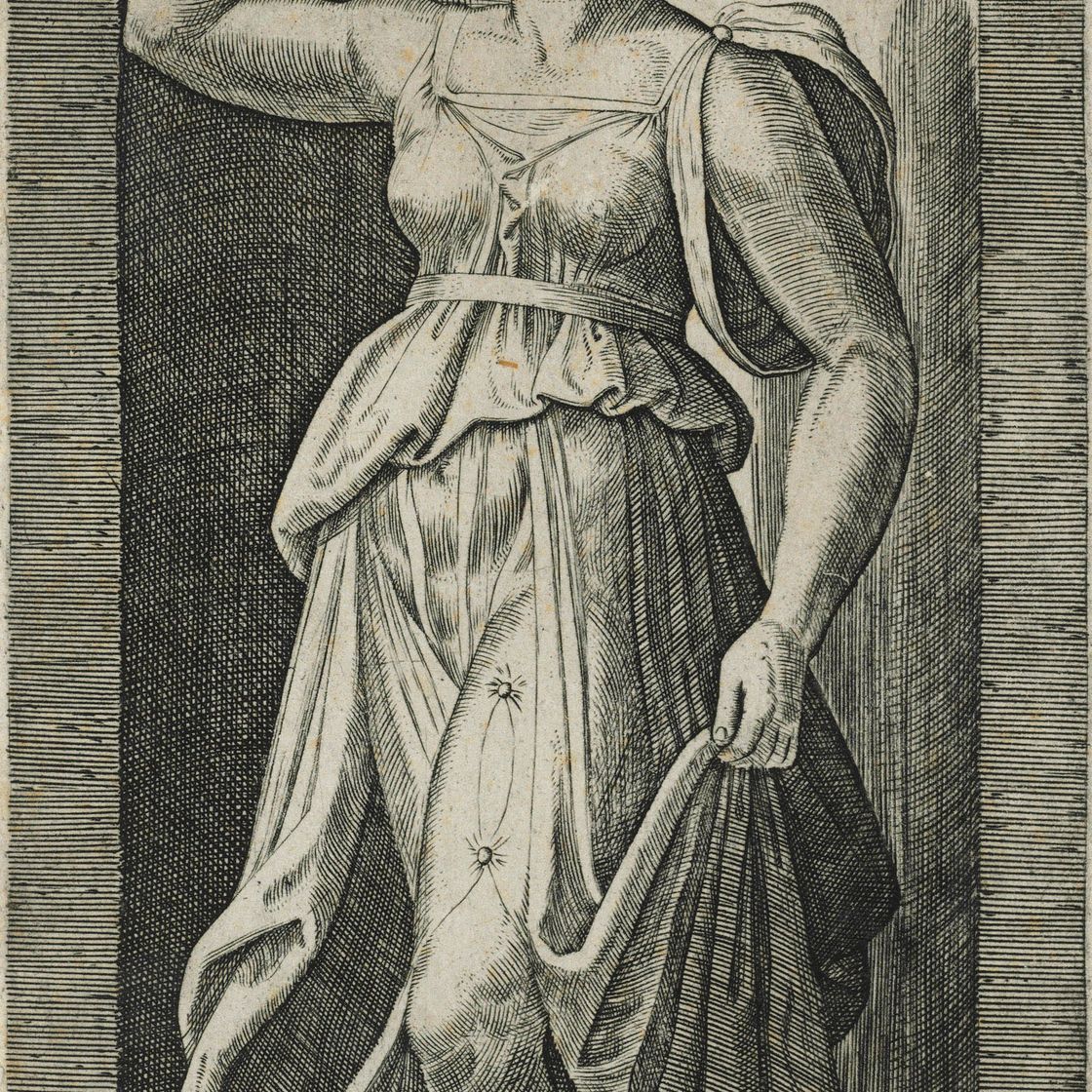 Marcantonio Raimondi — Семь добродетелей