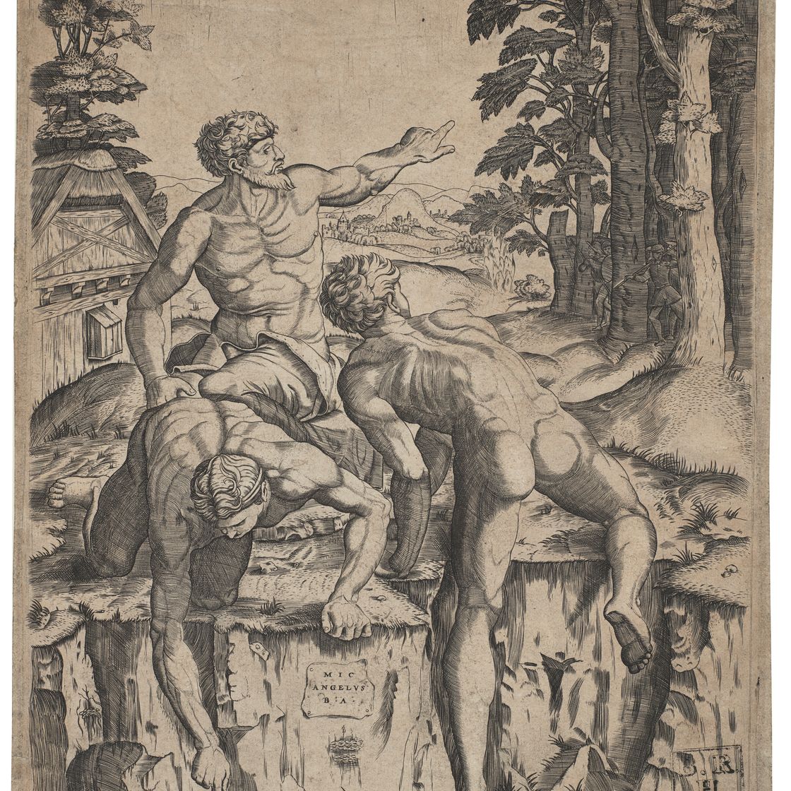 Marcantonio Raimondi — Альпинисты