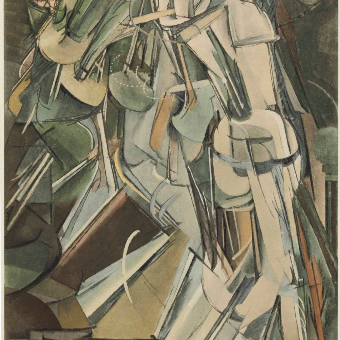 Marcel Duchamp — Обнаженная спускается по лестнице, № 2