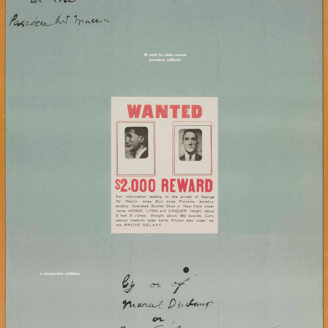 Marcel Duchamp — Плакат внутри плаката