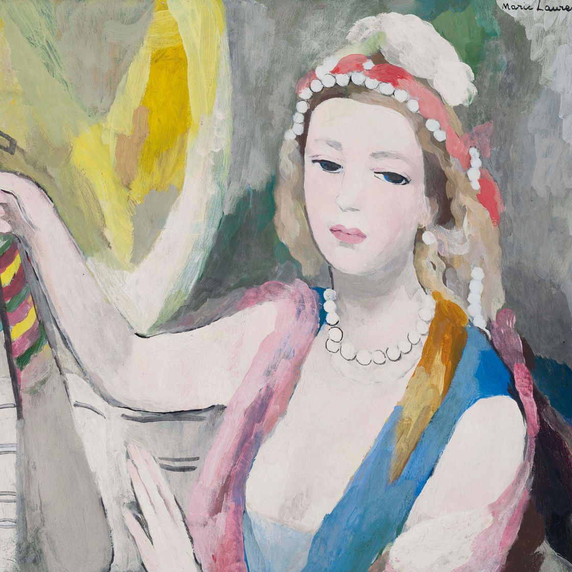 Marie Laurencin — Молодая девушка в люте