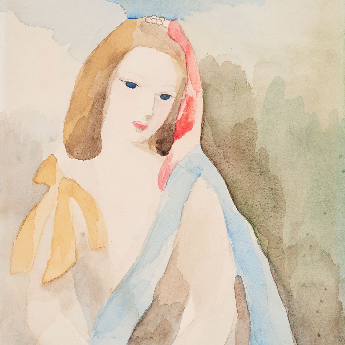 Marie Laurencin — Бюст женщины, изображение 1