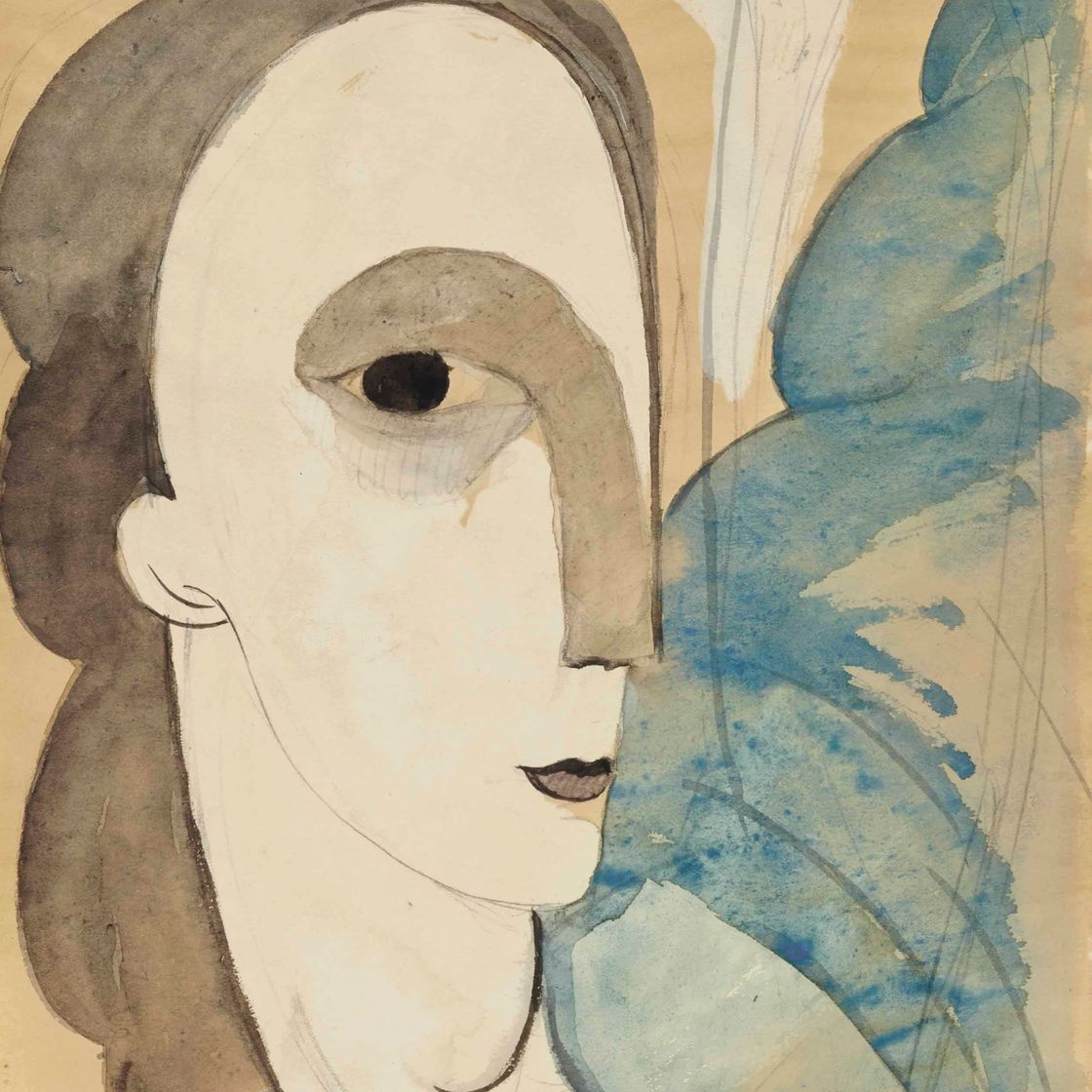 Marie Laurencin — Тет-а-тет с женским профилем