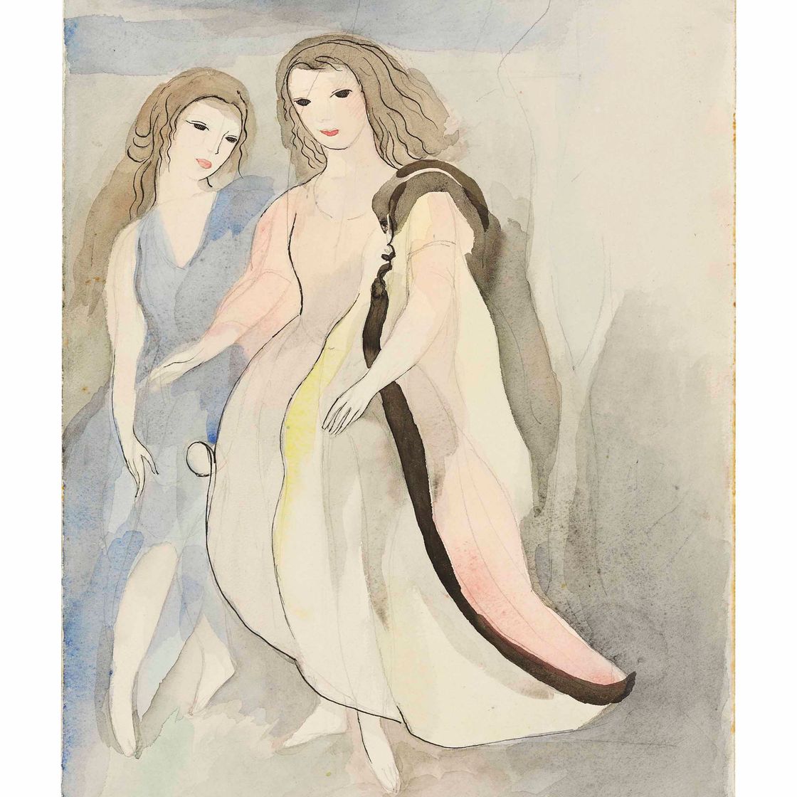 Marie Laurencin — Танцовщица в розовом, прекрасном и голубом