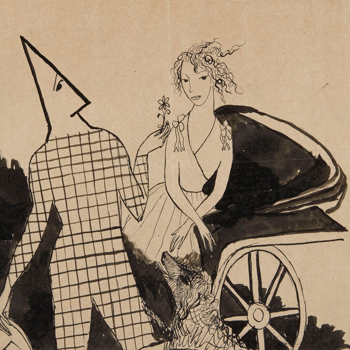 Marie Laurencin — Поэт, создающий флер для музы (иллюстрация для "Я выбираю то, что мне нравится")